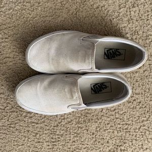 Slip on vans.